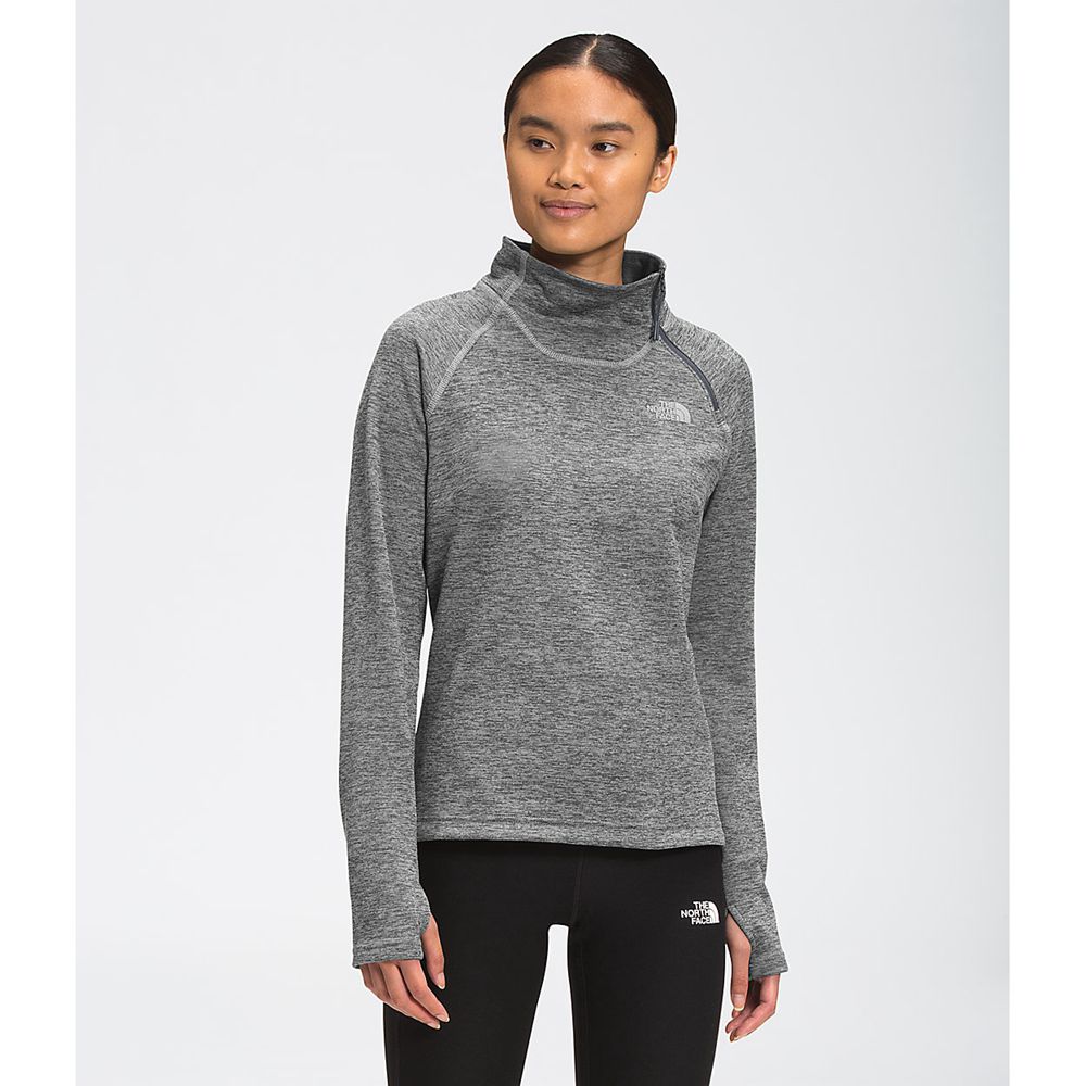 The North Face Fleece Jacket Womens Australia - The North Face Canyonlands ¼ Zip Grey Climb (RXA-092